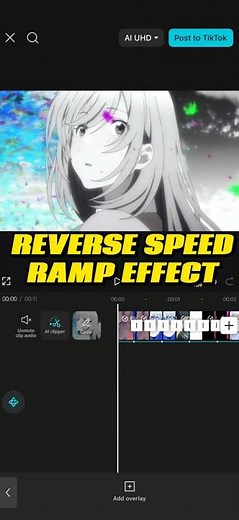 Episode 86: Reverse Speed Ramp Effect #capcut #tutorial #edit #anime
