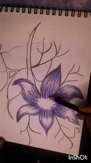 How to Draw a Beautiful Flower Step by Step 🌸 Easy Drawing