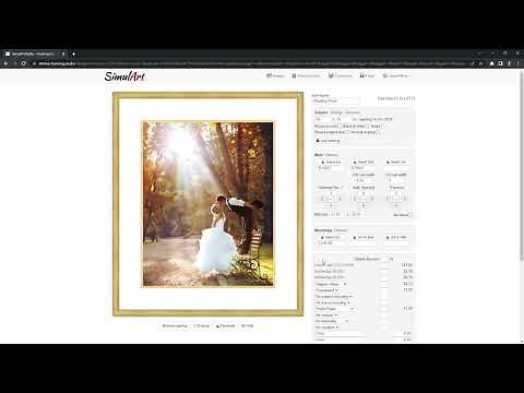 SimulArt Picture Framing Software Demo
