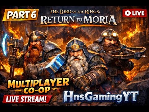 🔴 LIVE 🔥 Return to Moria Indonesia CO-OP CHAOS! 🛡️ #PART 6