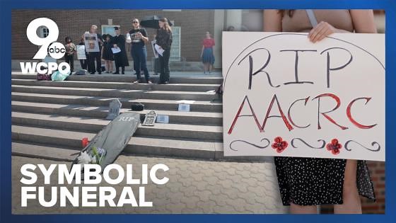 University of Cincinnati students hold symbolic funeral for cultural centers amid SB1 compliance