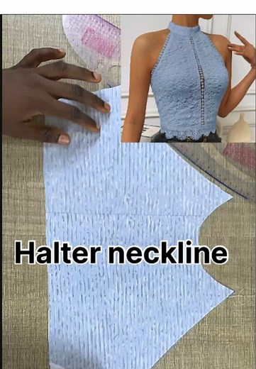 How to Cut a Halter Neckline on Your Shirts