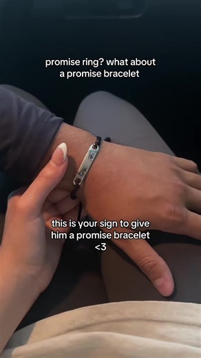 I got my boyfriend an engraved “promise bracelet” and you should tooo —Shop Everlove Customs for The Cutest Custom Jewelry— #couple #jewelry #promisering #girlfriend #boyfriend