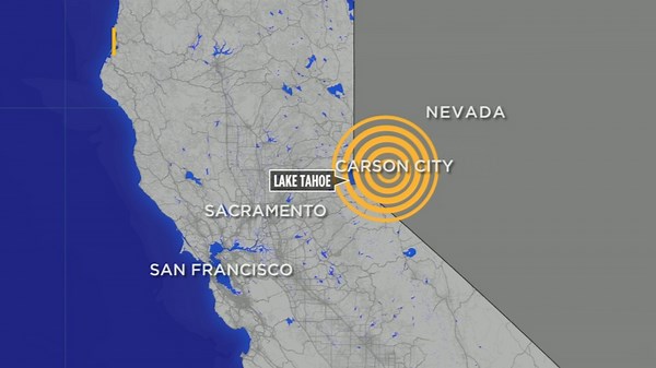 Carson City earthquake: Preliminary magnitude 5.8 quake felt as far way as Sacramento, Bay Area