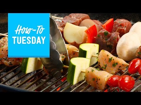 How to Assemble and Cook Kebabs for Beginners | Food Network