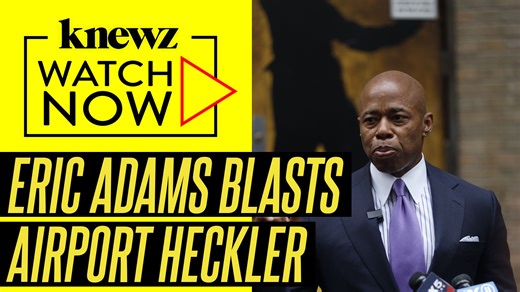 Eric Adams explodes at airport heckler