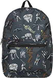 Bioworld Star Wars Multi Character AOP Adult 17 Laptop Backpack