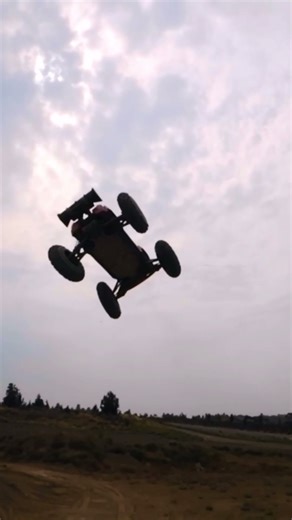 An 80 foot gap & 30 feet high!!! #rcjump #rcbasher