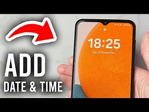 How To Add Date and Time On Lock Screen On Phone - Step By Step