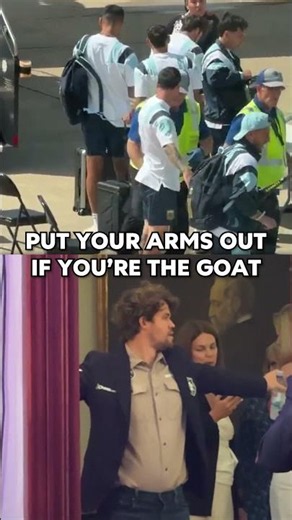Magnus and Messi BOTH Go Through Security Checks 🫲🐐🫱