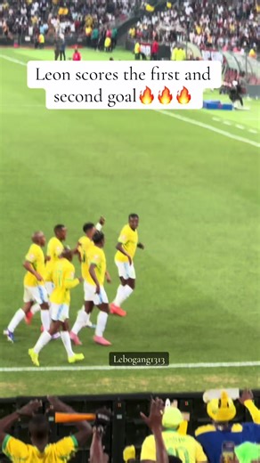 Leon Shines as Mamelodi Sundowns Lead at Halftime