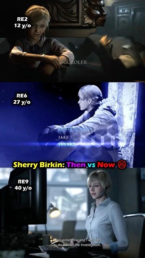 Sherry Birkin: Then vs Now 😳🔥 RE2 vs RE6 vs RE9