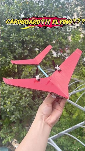 Cardboard Airplane – Tiny Motors but Insanely Powerful!