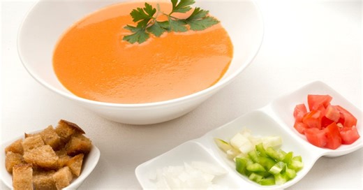 Gazpacho andaluz tradicional, receta de Karlos Arguiñano