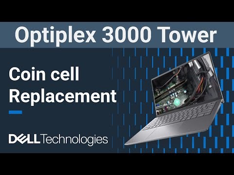 Dell Optiplex 3000 Tower | How to replace the coin cell battery