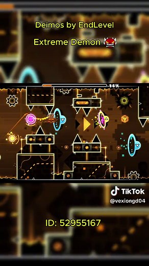 Geometry Dash Deimos Showcase: Extreme Demon Gameplay