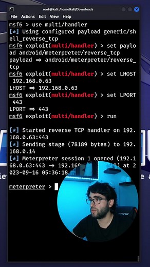 Cómo Crear un APK con Payload para Conexión desde Kali Linux a Dispositivo Android