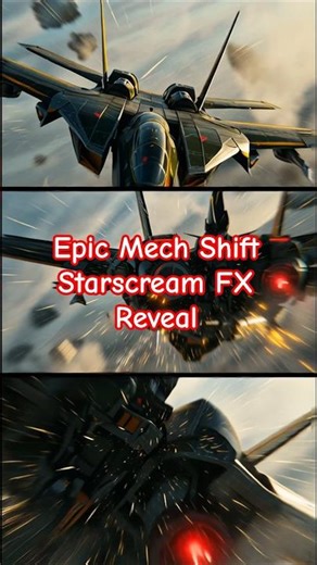 Starscream Awakens: Jet-to-Robot Transformation in 8K Glory