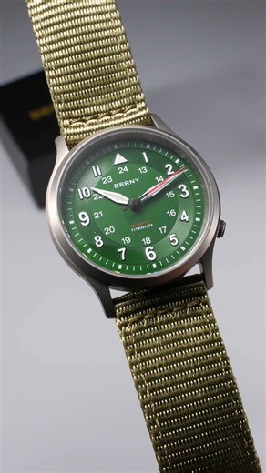 Titanium Toughness for Less?! 💸💥BERNY T2596M Classic Field Watch
