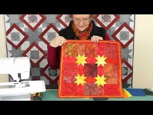 Tips & Techniques 231 - How to sew stars in the sashing