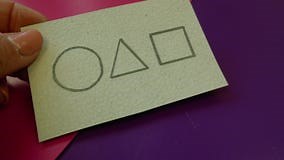 Squid Game. Unrecognizable Hand Takes a Business Card from the Table Stock Footage - Video of graphic, background: 232508732