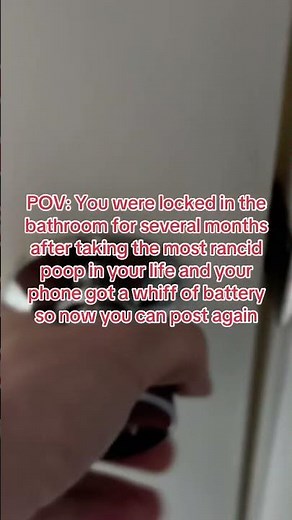 POV: You were locked in the bathroom #shorts #film #viral #july #comedy #memes #skits #poop