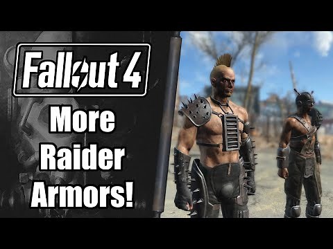 Fallout 4 Mod Review: Capital Wasteland Raider Pack (New Raider Armors!)