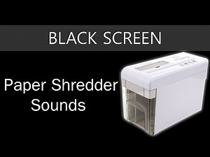 Paper Shredder Sounds - 🎧 1 Hour