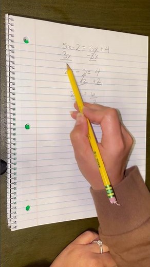 GED Math Review | Equations with variables on both sides #ged #gedmath #adulteducation #hiset