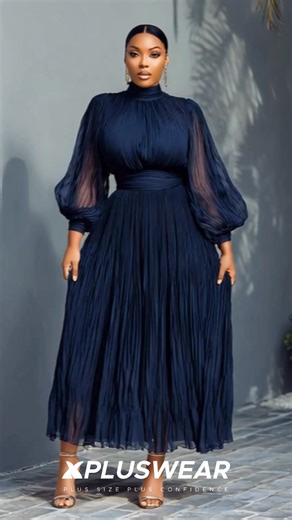 55 reactions |  In this dress, you own the spotlight   Not because the dress is special—but because YOU are ✨ | XplusWear | Facebook