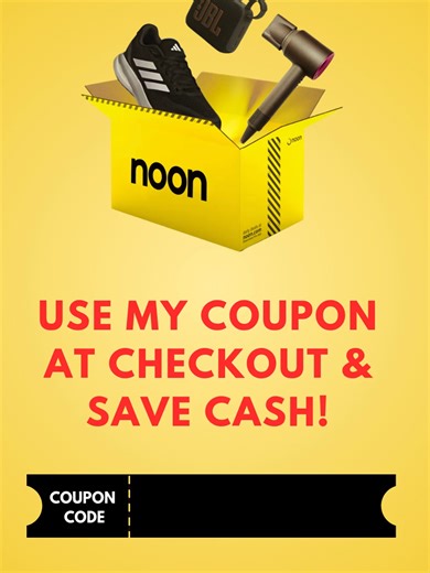 💰 NOON COUPON CODE ALERT! 🔥 Save BIG on your next order! 🛍️ ✅ Copy the code ✅ Shop on Noon ✅ Apply at checkout ✅ SAVE MONEY! 💸 🔗 Link in bio for full details ⚠️ Affiliate Disclosure: I may earn a commission from purchases made through my links at no extra cost to you. #NoonCoupon #NoonDiscountCode #NoonPromoCode #NoonDeals #CouponCode #DiscountCodes #SaveMoney #OnlineShopping #UAEDeals #DubaiDeals #ShoppingHacks #NoonApp #PromoCode #Deals #MoneyTips #SmartShopping #UAE #Dubai #OnlineDeals #