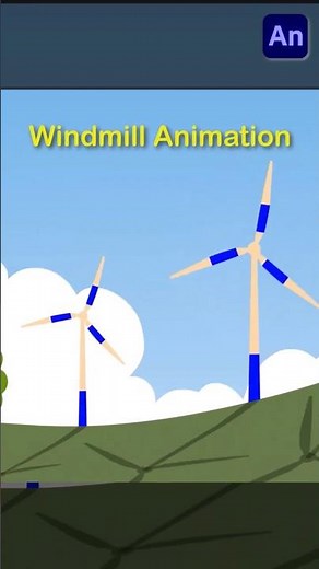 Windmill Animation | Learn 2D Animation in Adobe Animate | Enroll now | link in description
