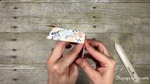 Ghirardelli Square Treat Holder with Video Tutorial - The Paper Pixie