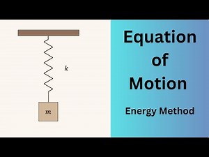 Unveiling the Equation of Motion for Undamped Free Vibration with the Energy Method