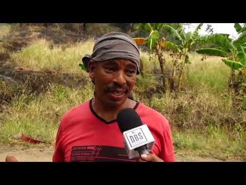 FARM FIRE IN BABONNEAU LEAVES OWNER COUNTING LOSSES