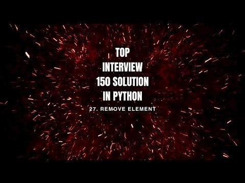 Leetcode 27 | Remove element leetcode solution in python #leetcodechallenge