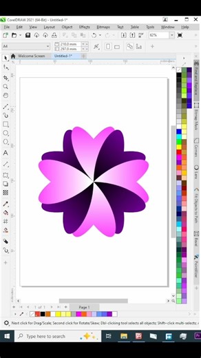 CorelDraw Pattern Logo Design in 30 Seconds