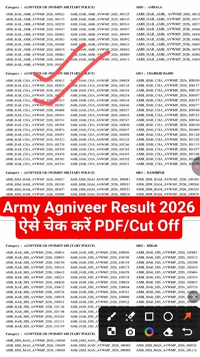Army Agniveer Result 2026 | Indian Army Agniveer Result 2026 Kaise Check Kare
