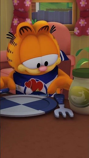 🐟 Garfield wants to eat fish 🐟 #shorts #Garfield #cartoon #animation #thegarfieldshow