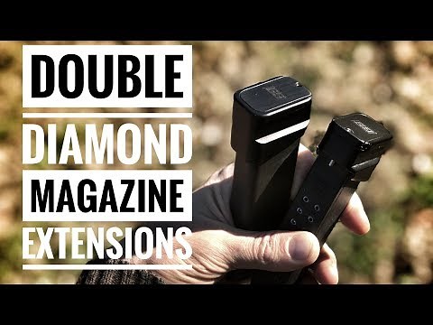 Double Diamond Magazine Extensions - from the Glock Store - Practical shooting review