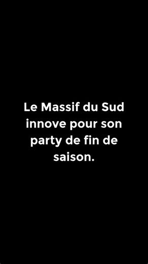 🐎💨 Le Massif innove pour sa fin de saison… Réservez la date : 11 avril 2026 - Ski Joëring pour notre party de fin de saison !!! Vous ne voulez surtout pas manquer ça. #massifdusud #partyfindesaison #skijoering #endofseasonparty | Station touristique Massif du Sud