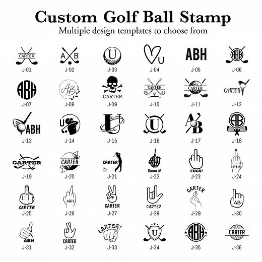 Custom Golf Ball Stamp, Ball Marker Golf, Personalized Golf Ball Marker Stamp, Self Inking Stainless Golf Ball Stamper, Golfer Sport Gift - Etsy