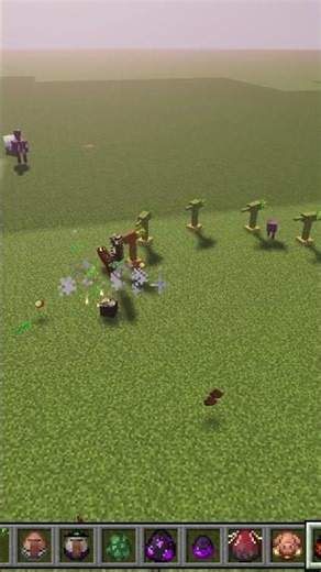 bamboo turret vs slime magma!! Amazing fight mod mobs in minecraft