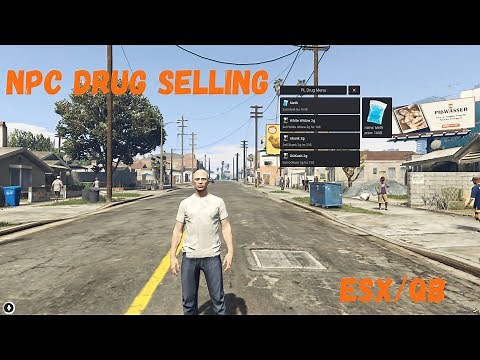 [OLD PREVIEW] FIVEM NPC DRUG SELLING | QBCore & ESX Framework
