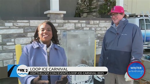See intricate ice sculptures from Full Spectrum Ice at Delmar Loop’s Ice Carnival