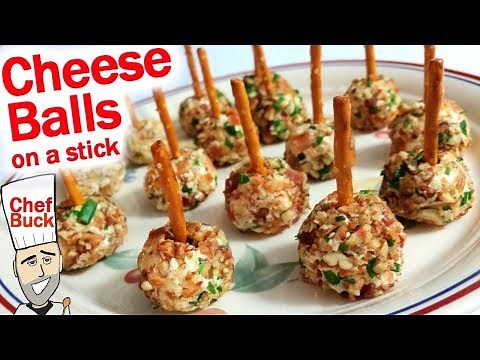 Cheese Ball Recipe on a Stick