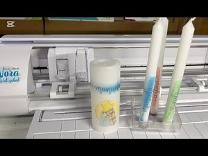How to Decorate Candles with Tissue Paper and Adhesive Vinyl Step by Step, Easy and Beautiful #Ca...