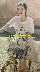 a tribute to sulli #sulli #fx #kpop #tribute