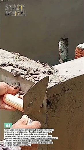 Mason’s Secret Corner Trick That Saves Time & Looks Perfect! 🔥