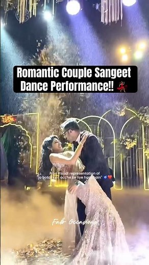 Romantic Couple Sangeet Dance Performance | Wedding Dance | Ed Sheeran | Rain Dance | Couple Goals